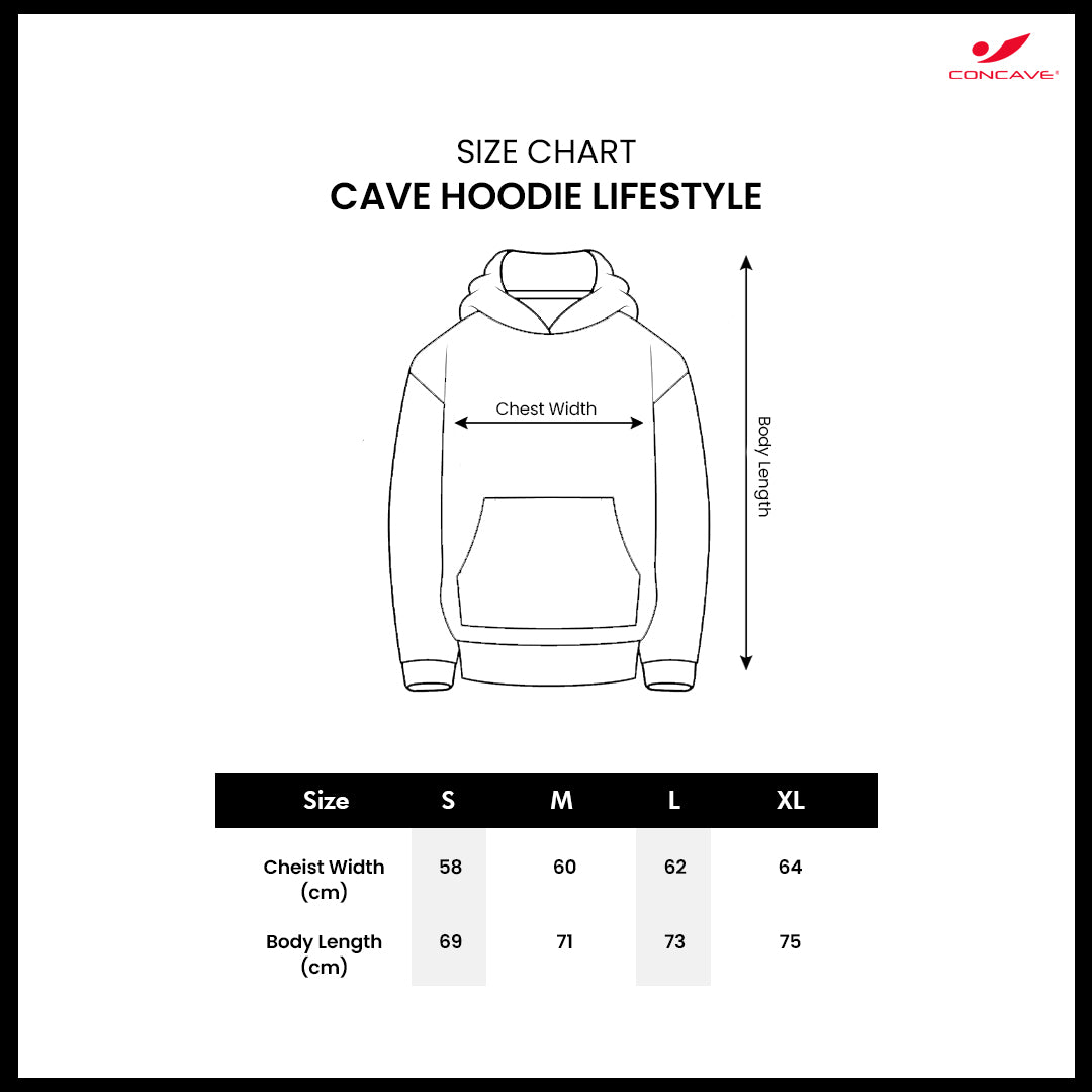CAVE HOODIE LIFESTYLE - RED/BLACK