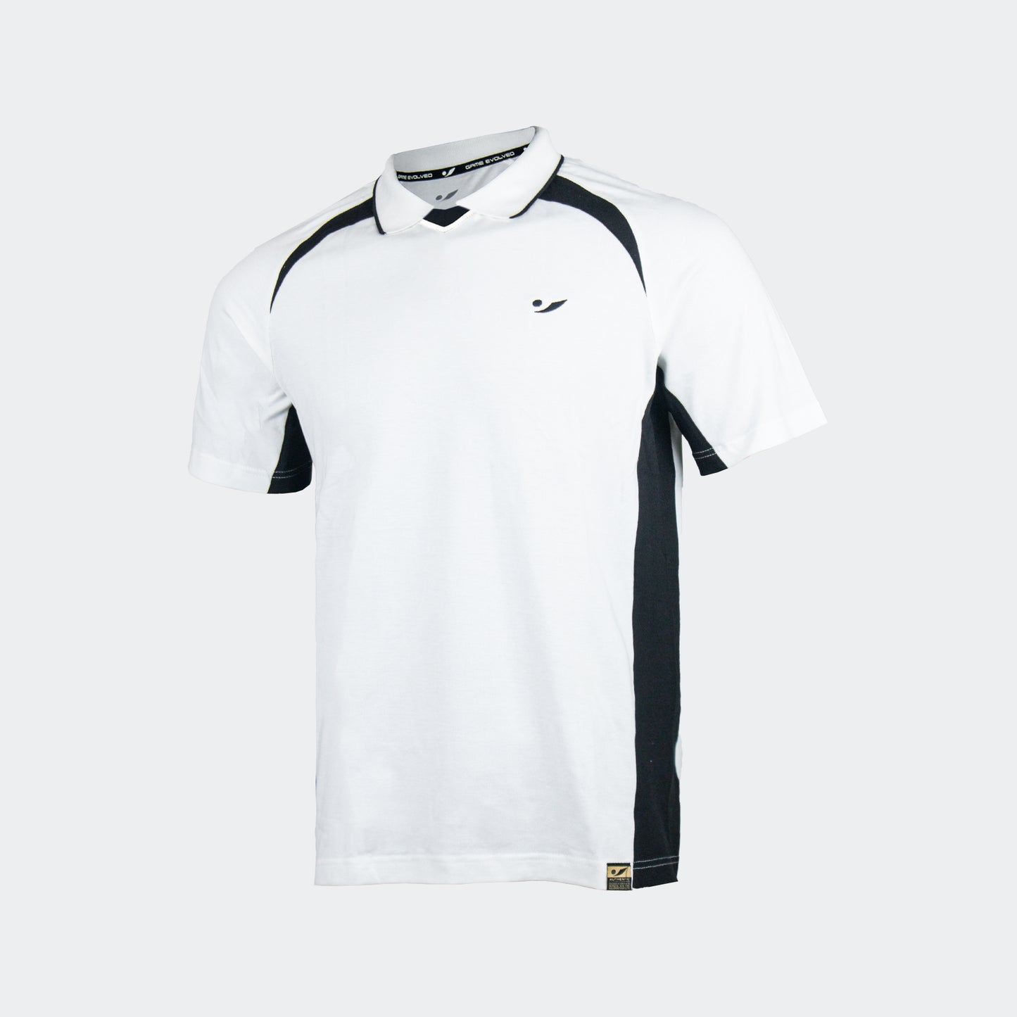 CAVE POLO SPORT KINETIC KIDS - WHITE/BLACK
