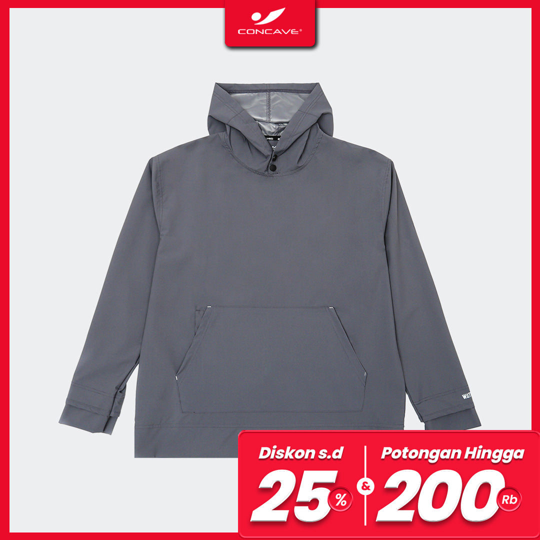 Watertech™ - Pullover Hoodie Training Jacket - Carbon Grey