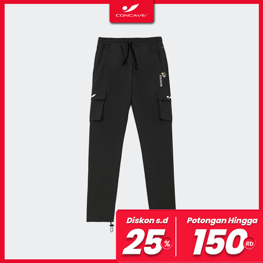 Watertech™ - Celana Panjang Training Cargo - Black