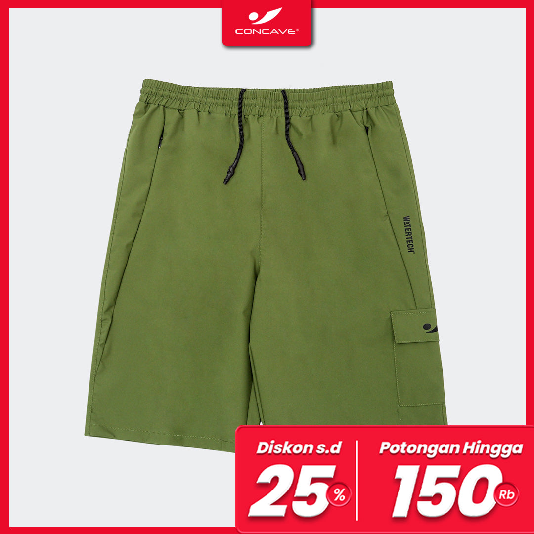 Watertech™ - Celana Pendek Training Cargo - Algae Green