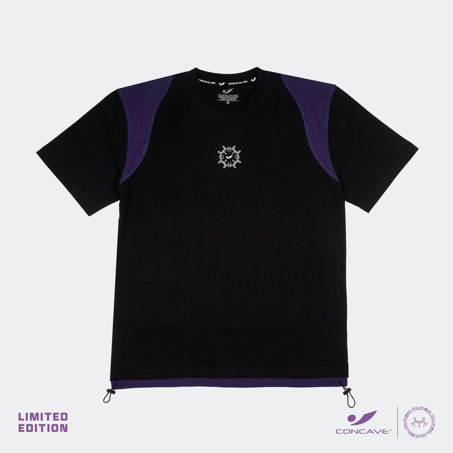 Concave x JLingz Celebration Oversized Tee - Black/Purple