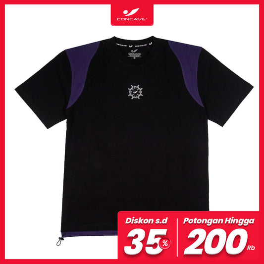 Concave x JLingz Celebration Oversized Tee - Black/Purple