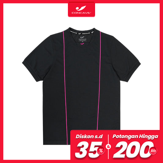 Concave x JLingz Performance Jersey Top - Black/Pink