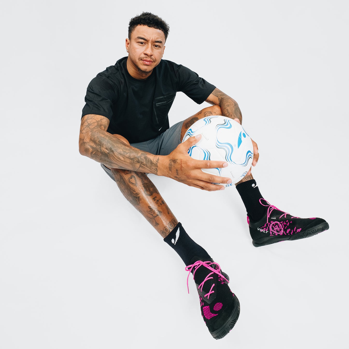 Volt Futsal Jlingz - Black / Pink