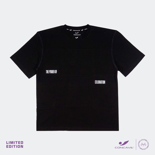 Concave x JLingz Graffiti Oversized Tee - Black/Purple