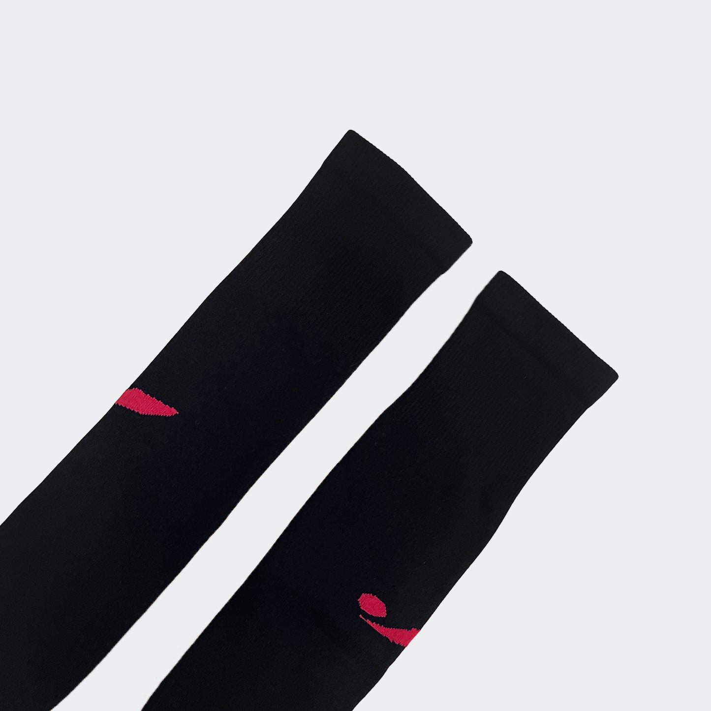 Concave Soccer Socks - Black/Red