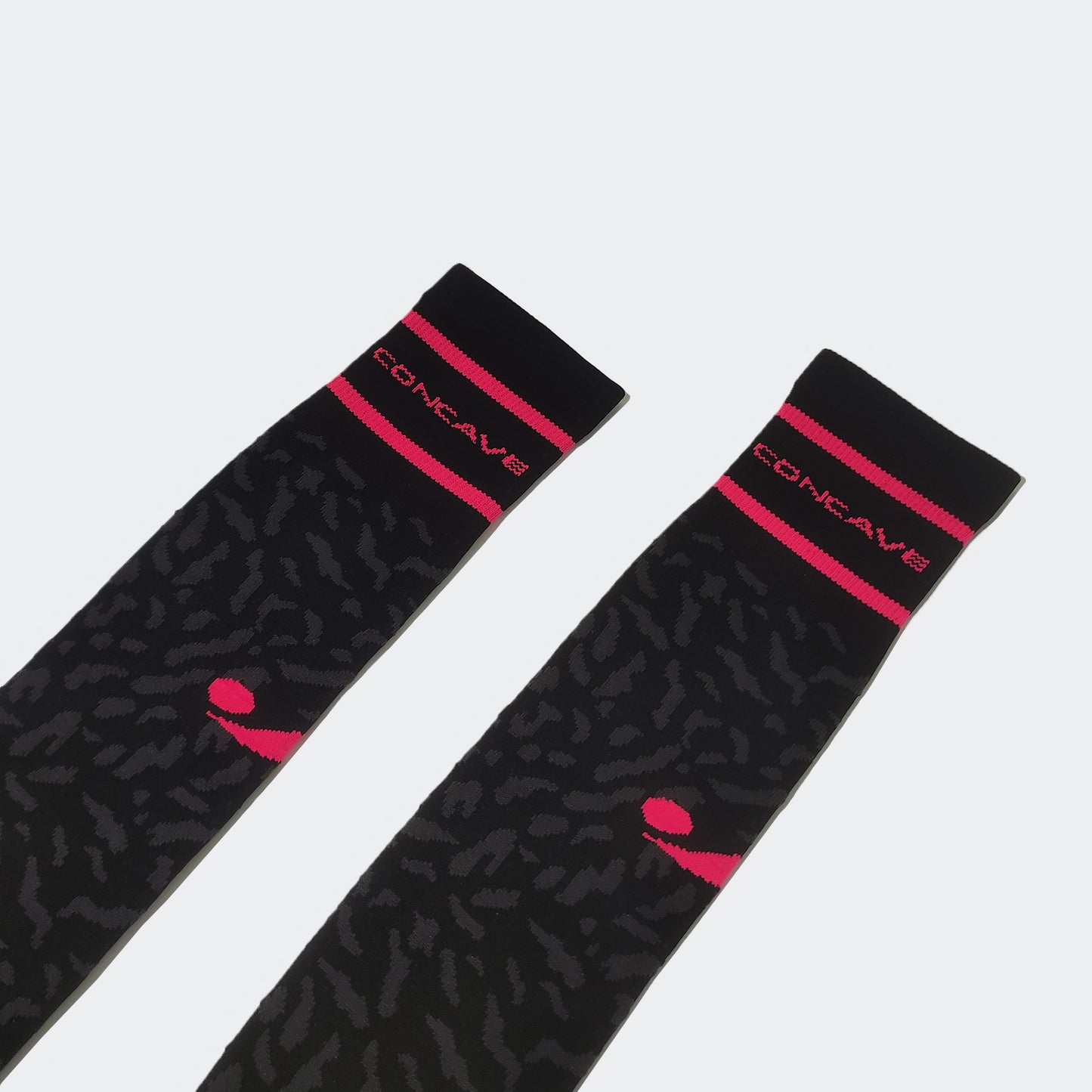 Concave x JLingz High Socks - Black/Pink