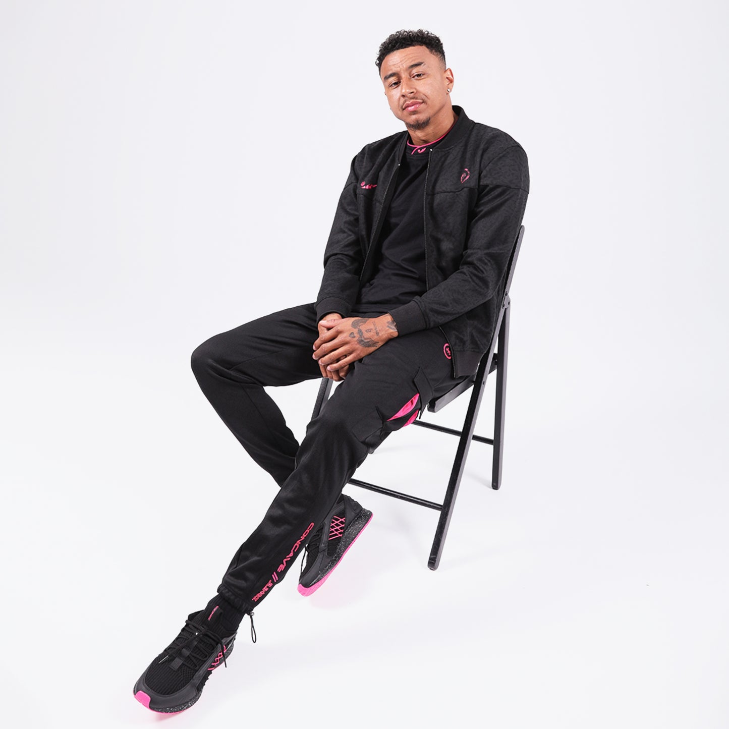 Concave x JLingz Cargo Pant - Black/Pink