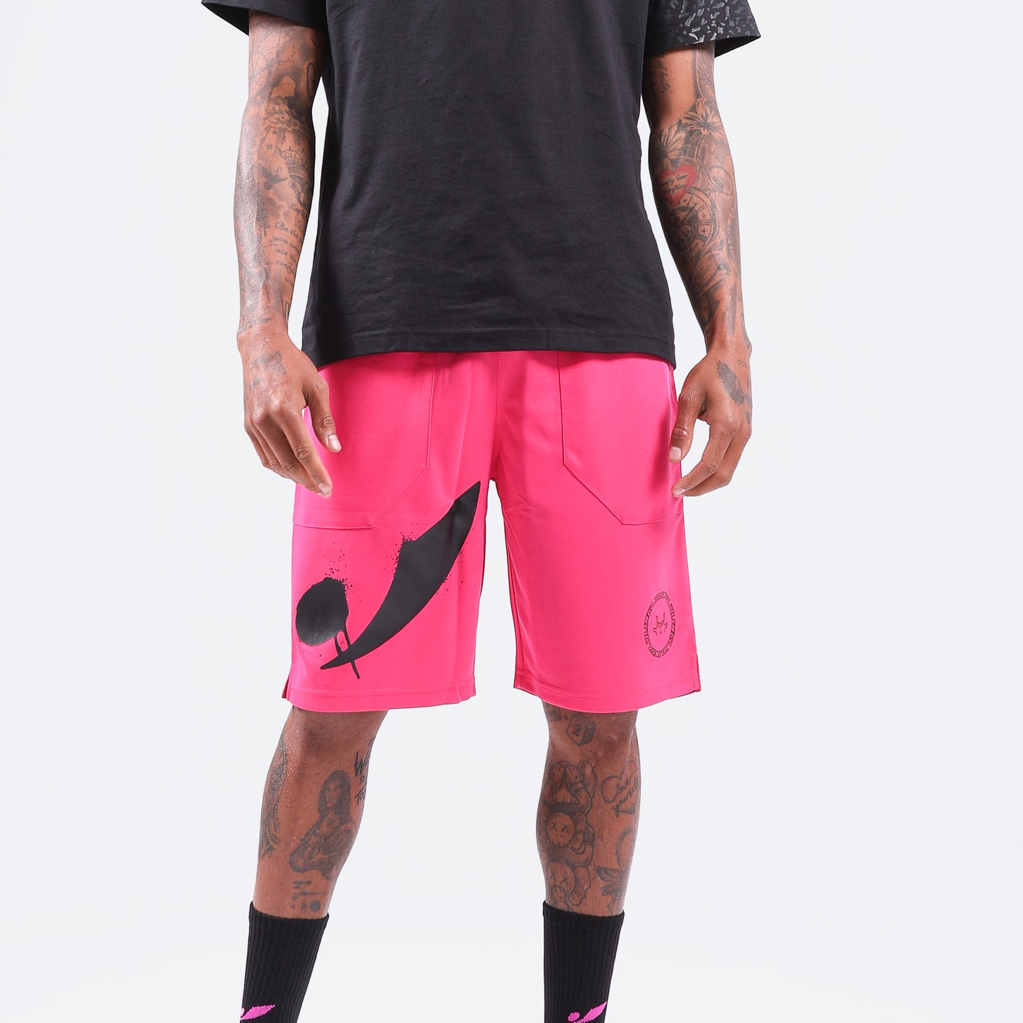 Concave x JLingz Performance Short - Pink/Black