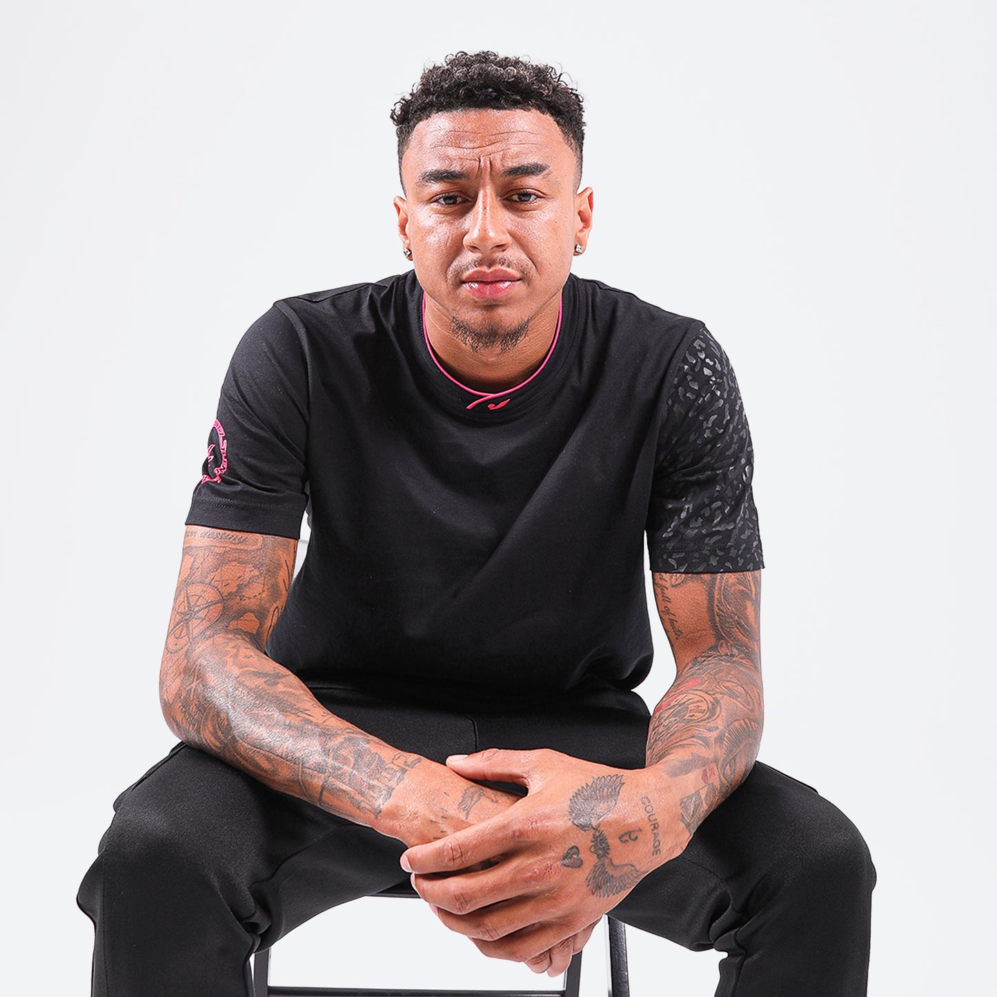 Concave x JLingz Tees - Black/Pink