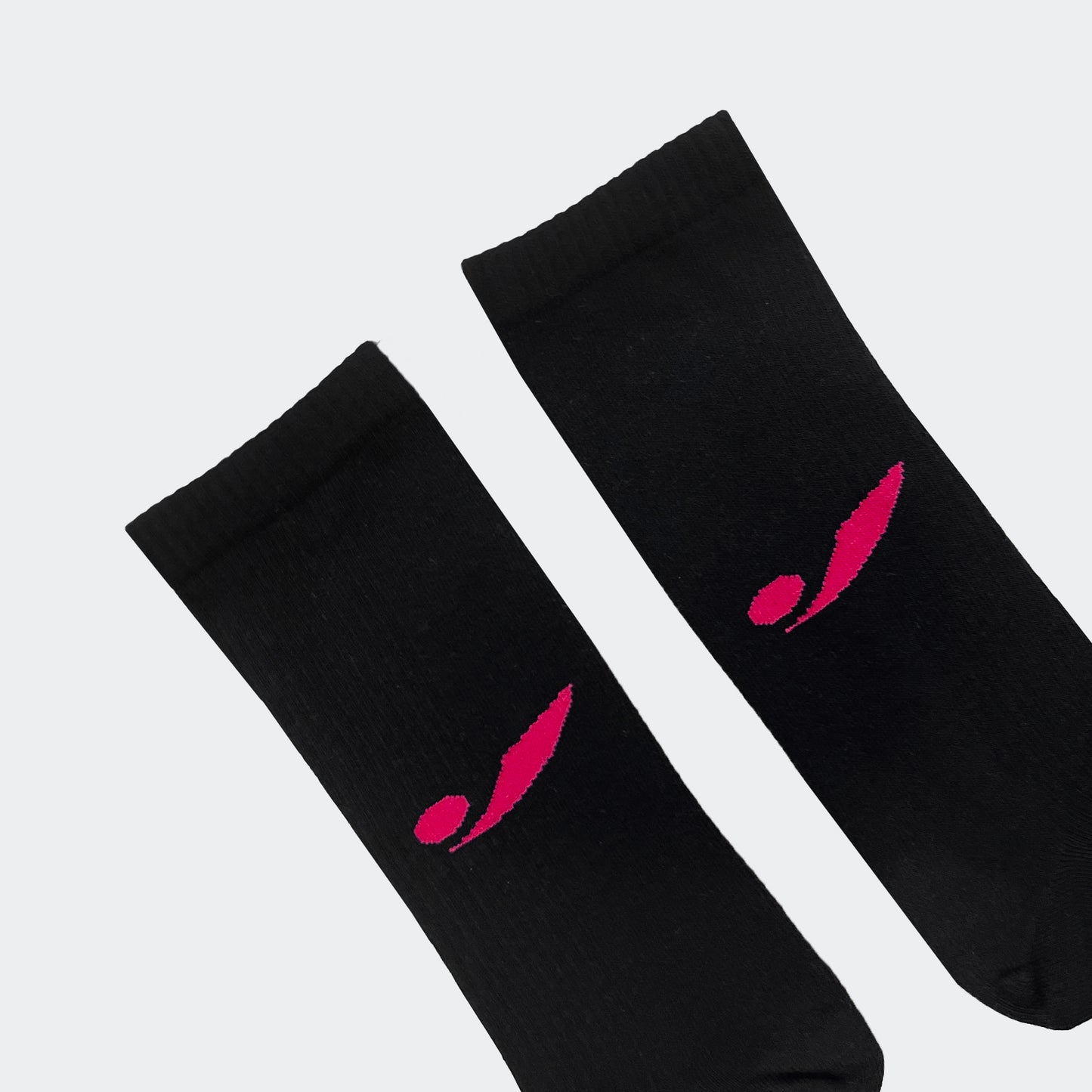 Concave Mid / Crew Socks - Black/Red