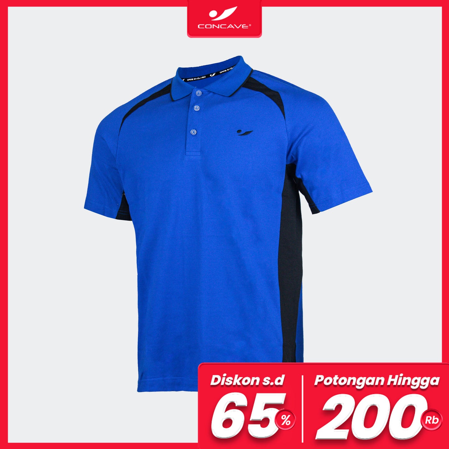 CAVE POLO SPORT KINETIC - BLUE/BLACK