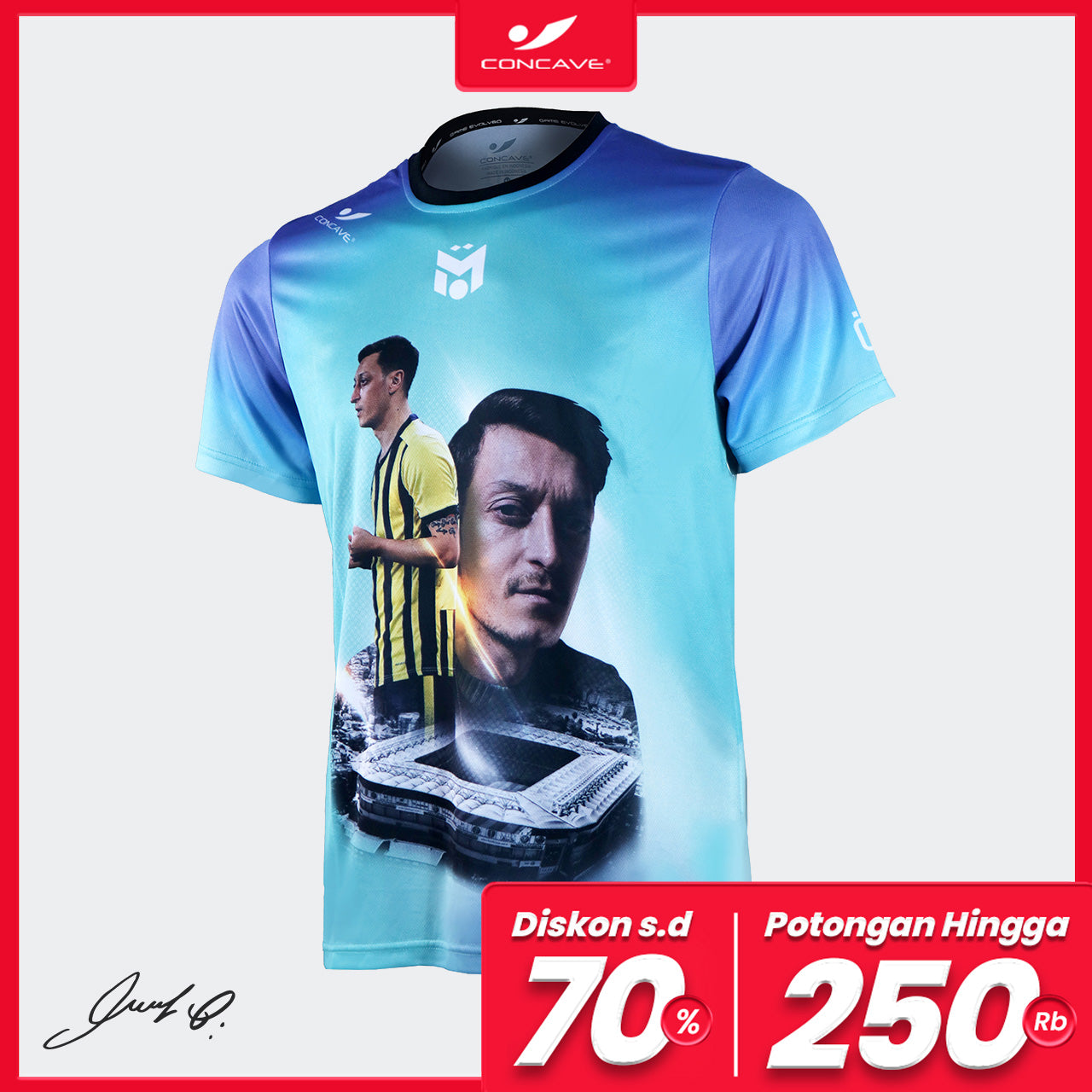 M10 Ozil Stadium Jersey - Gradient