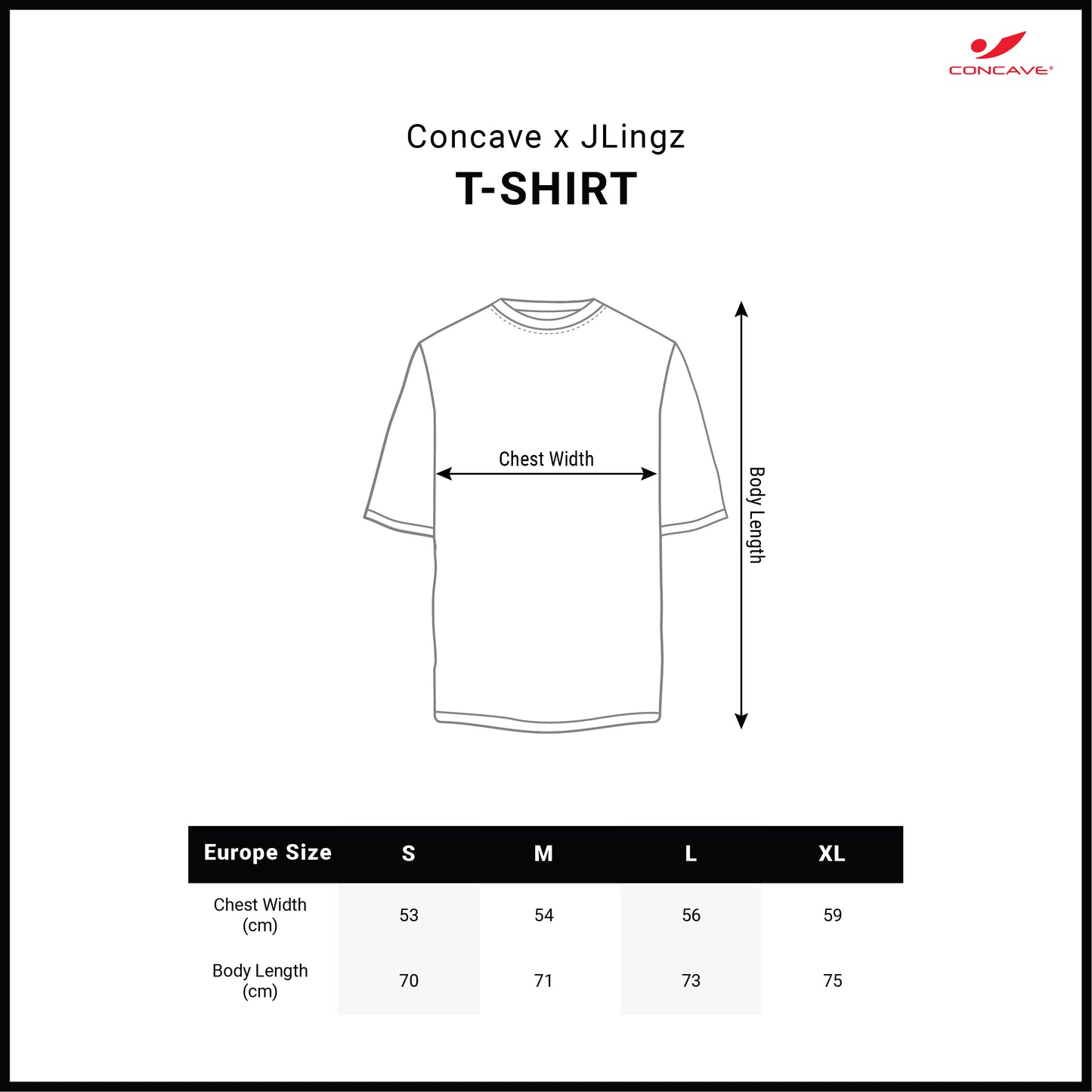 Concave x JLingz Tees - Black/Pink