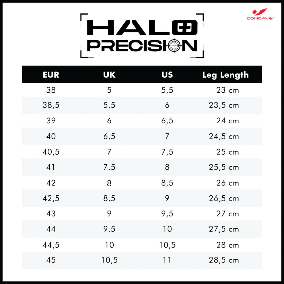 CONCAVE SEPATU BOLA - HALO ACCUSTRIKE PRECISION FG - WINTER WHITE/GOLD