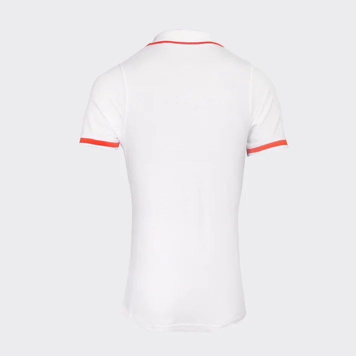 Concave - Polo Shirt - Cave Lifestyle - White / Red