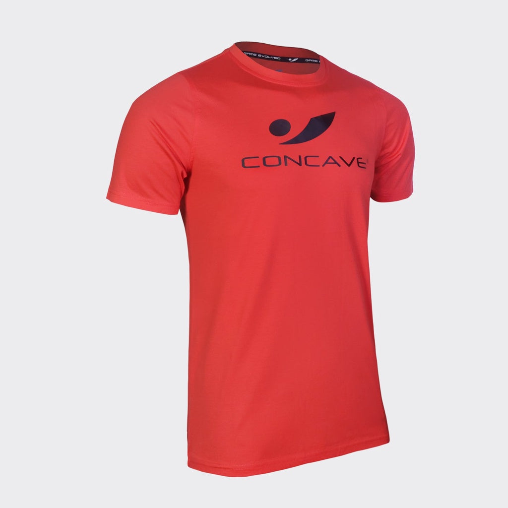 Cave Casual Tee -Red / Black