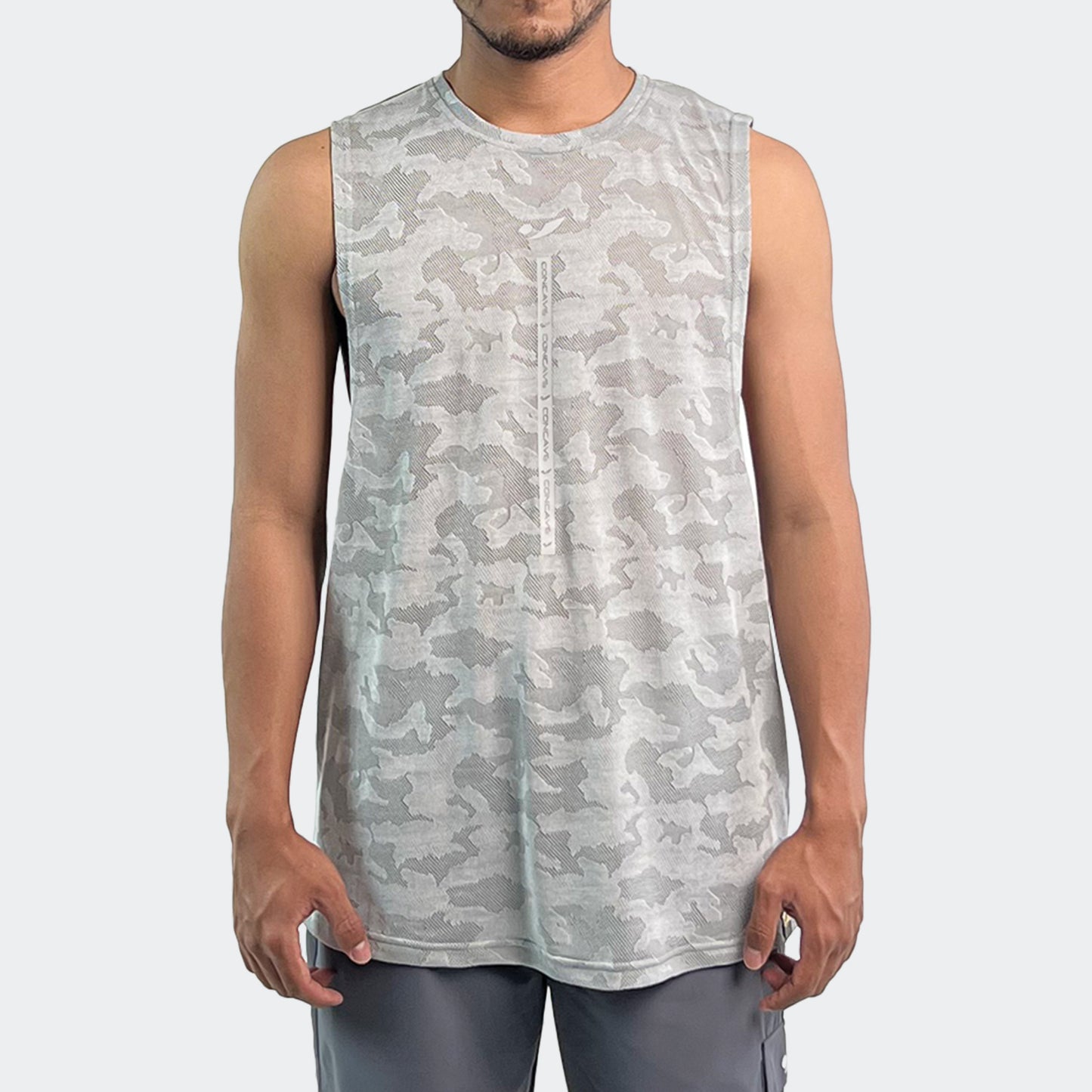 C-Mesh Tank Top – Carbon Grey