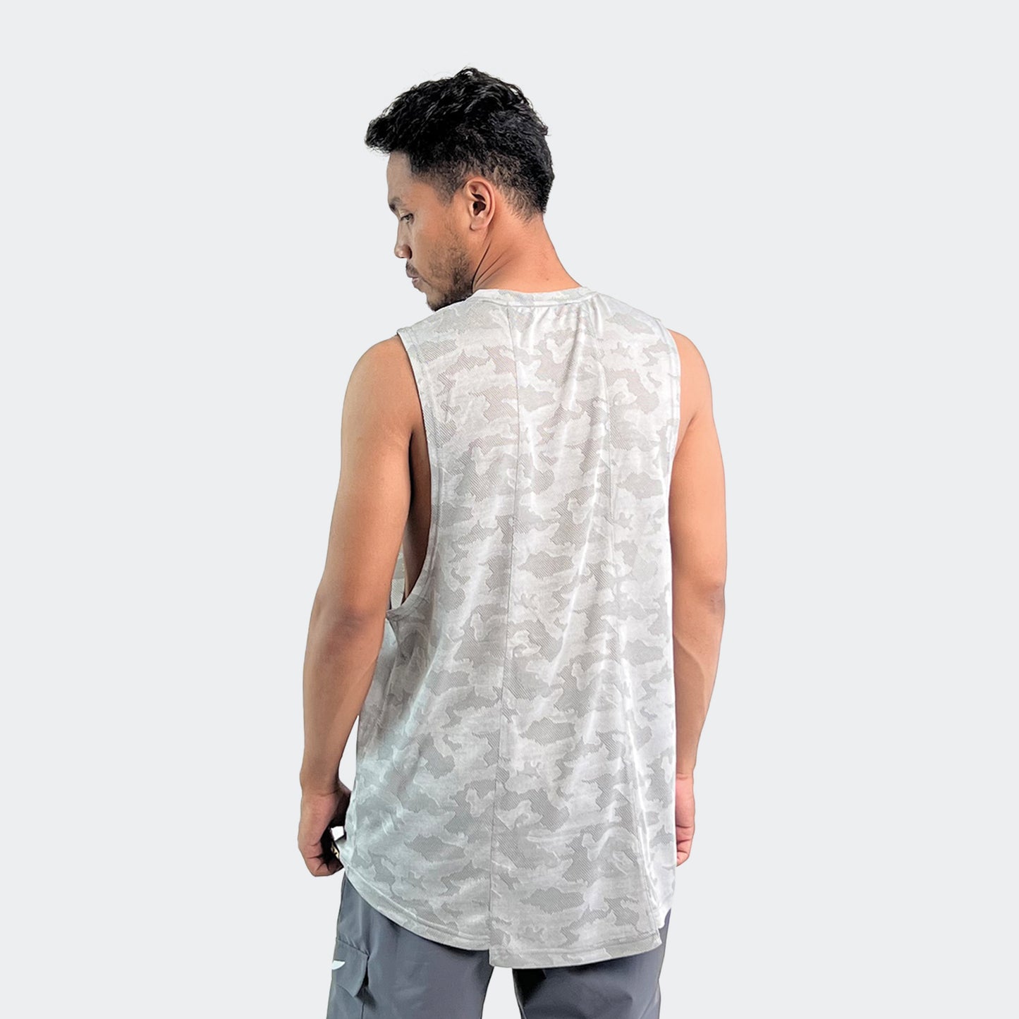 C-Mesh Tank Top – Carbon Grey