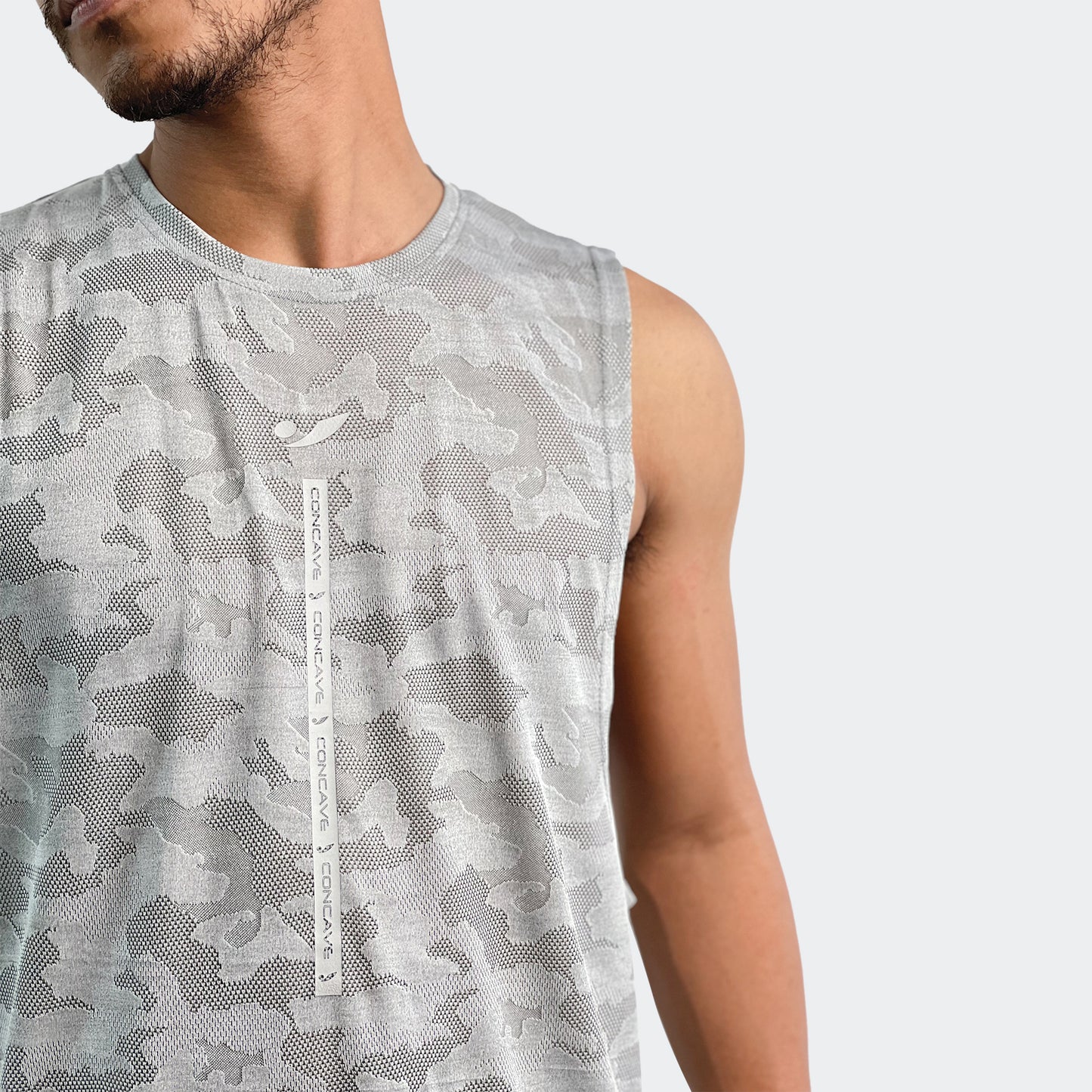 C-Mesh Tank Top – Carbon Grey