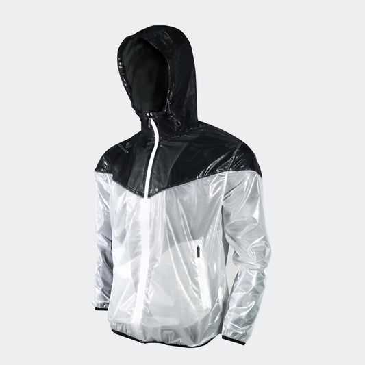 Concave Wind Breaker (Parachute) - Black/White