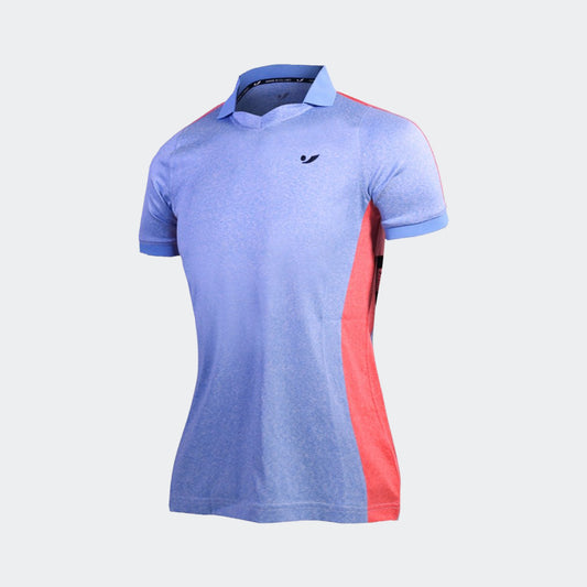 Polo Shirt Concave - Lifestyle Polo Women - Baby Blue / Pink