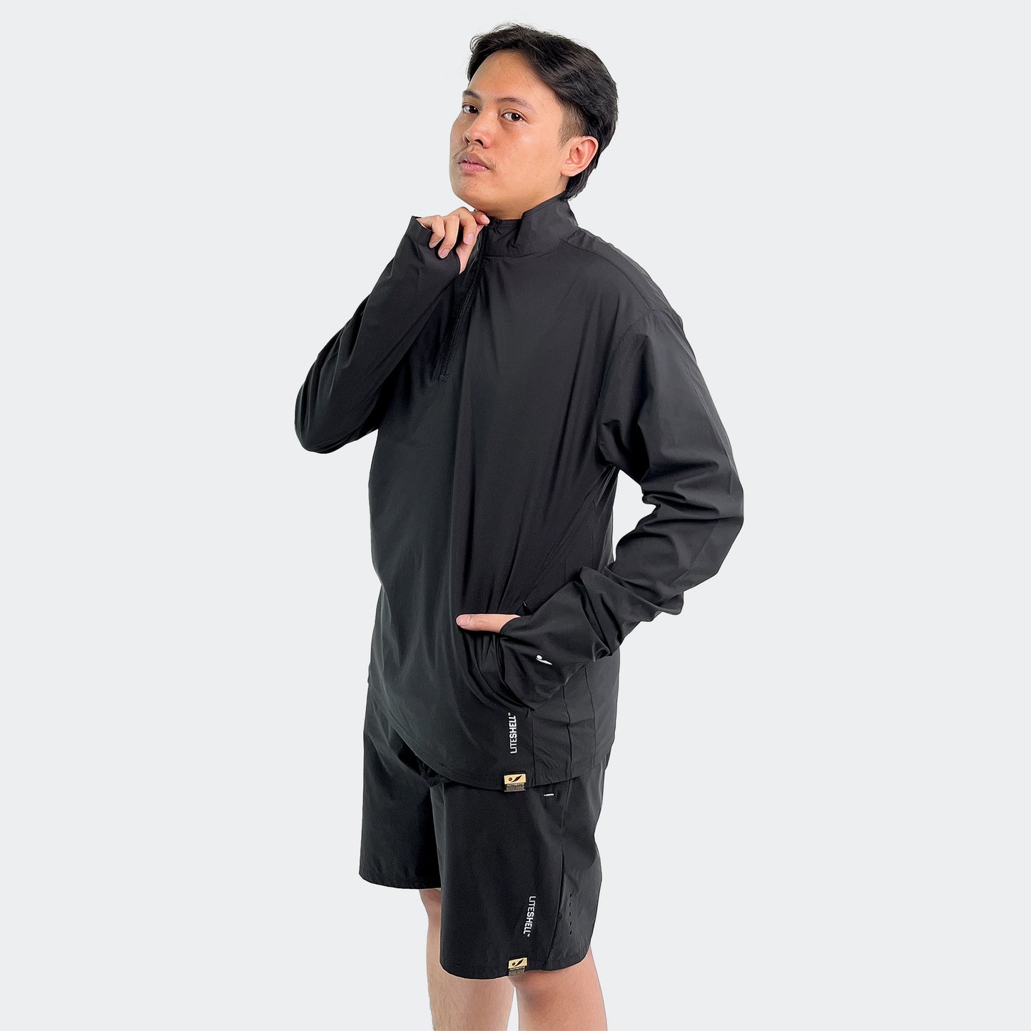 Liteshell™ - Training Half Zip Jacket - Black