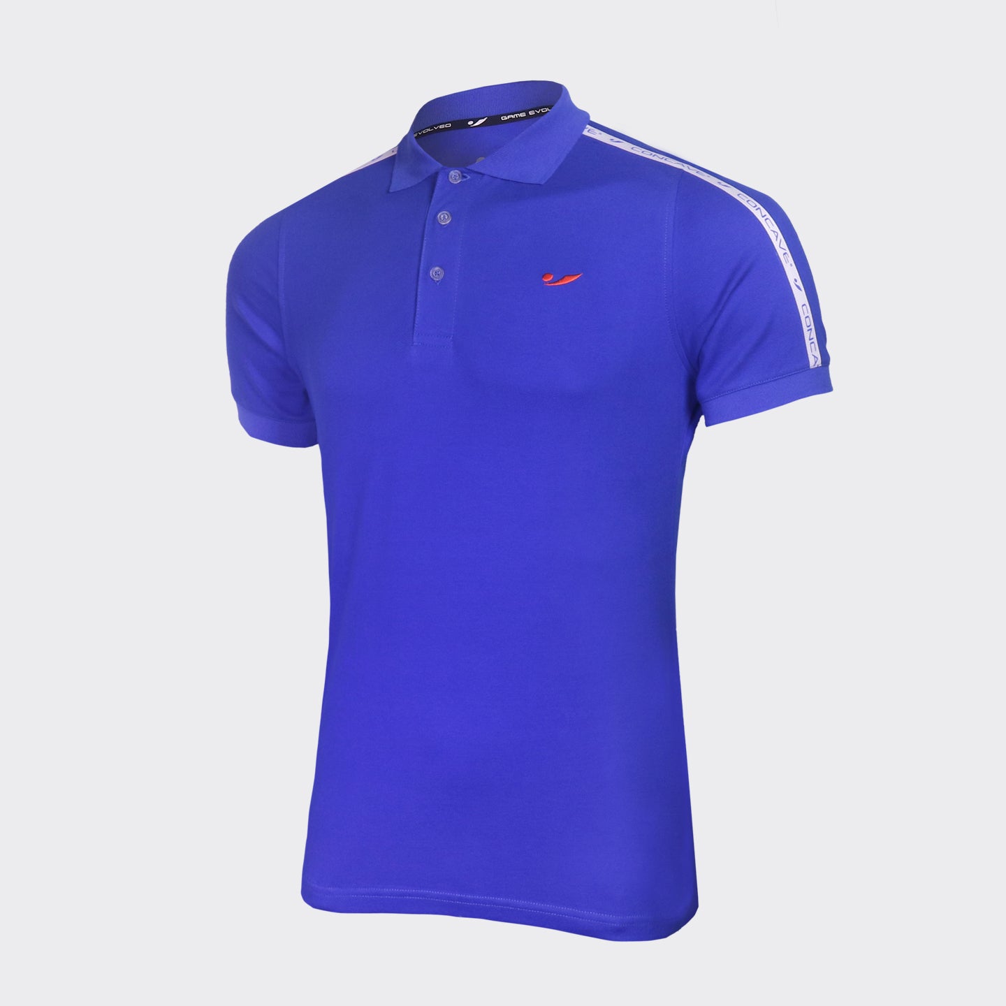 Cave Lifestyle Strip Polo - Blue / White