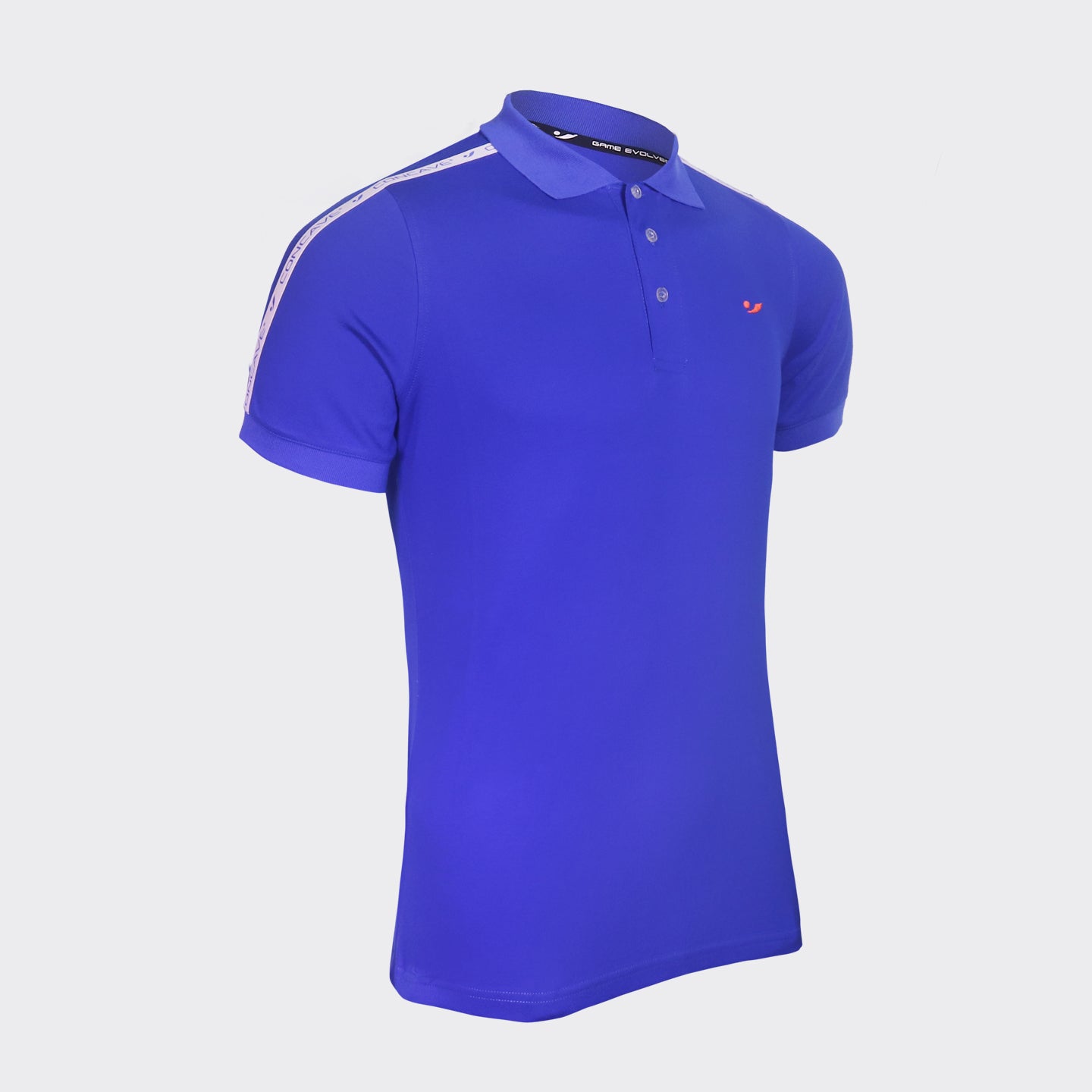 Cave Lifestyle Strip Polo - Blue / White