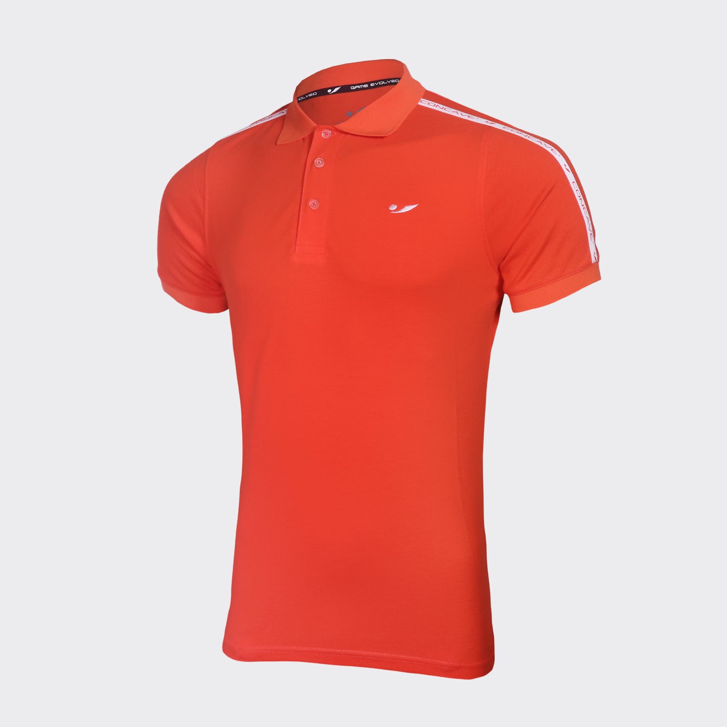 Cave Lifestyle Strip Polo - Red / White