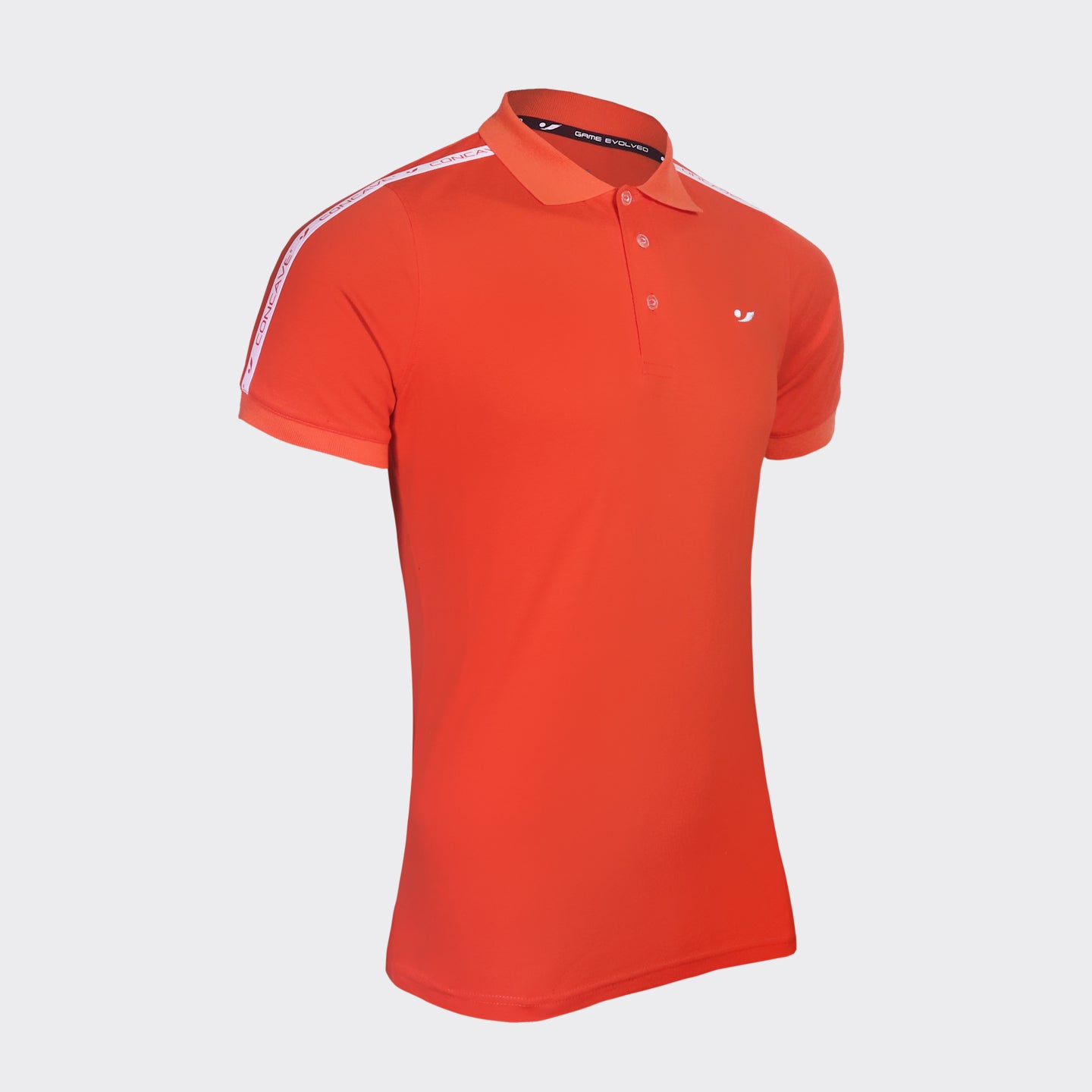 Cave Lifestyle Strip Polo - Red / White