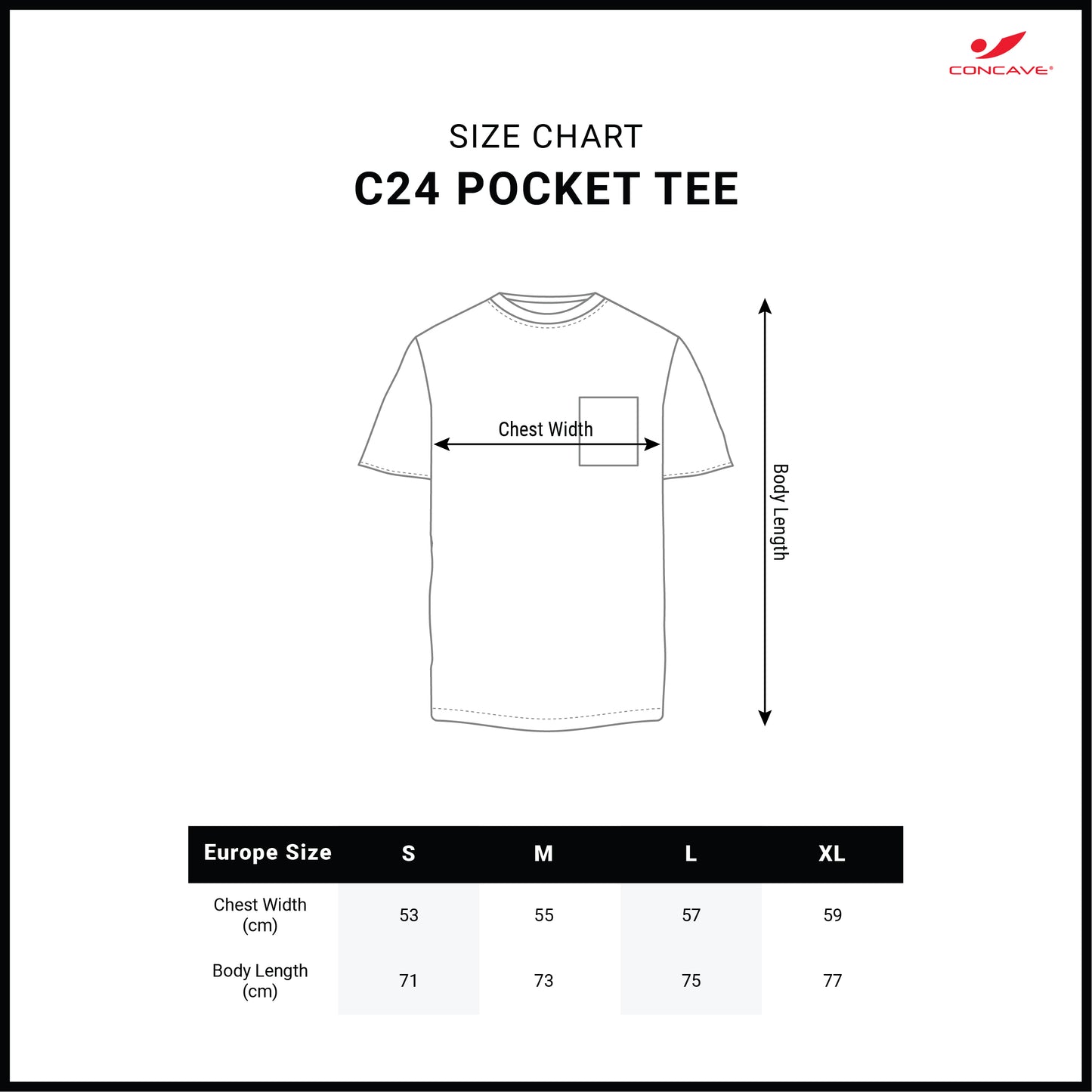 C24 Pocket Tee - 3 White