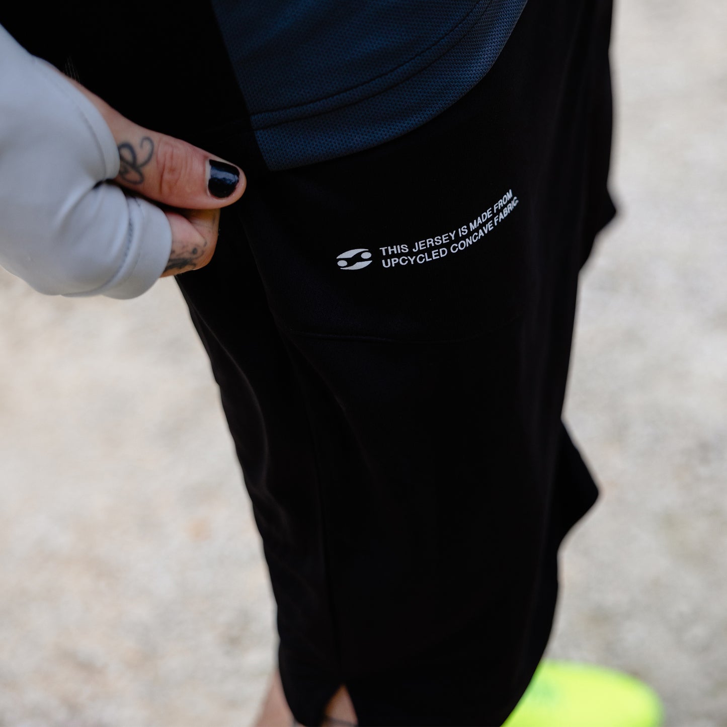 Upcycle Training Short - Black / Yellow