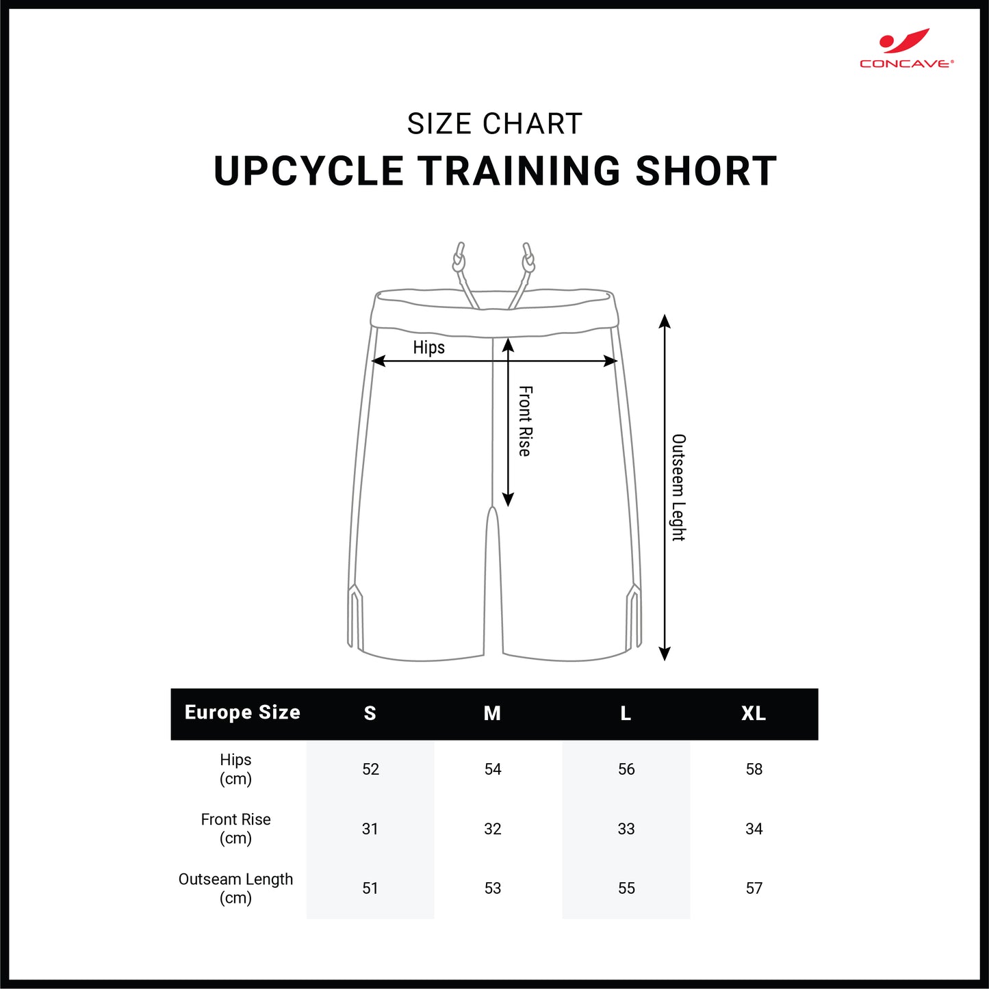 Upcycle Training Short - Black / Yellow
