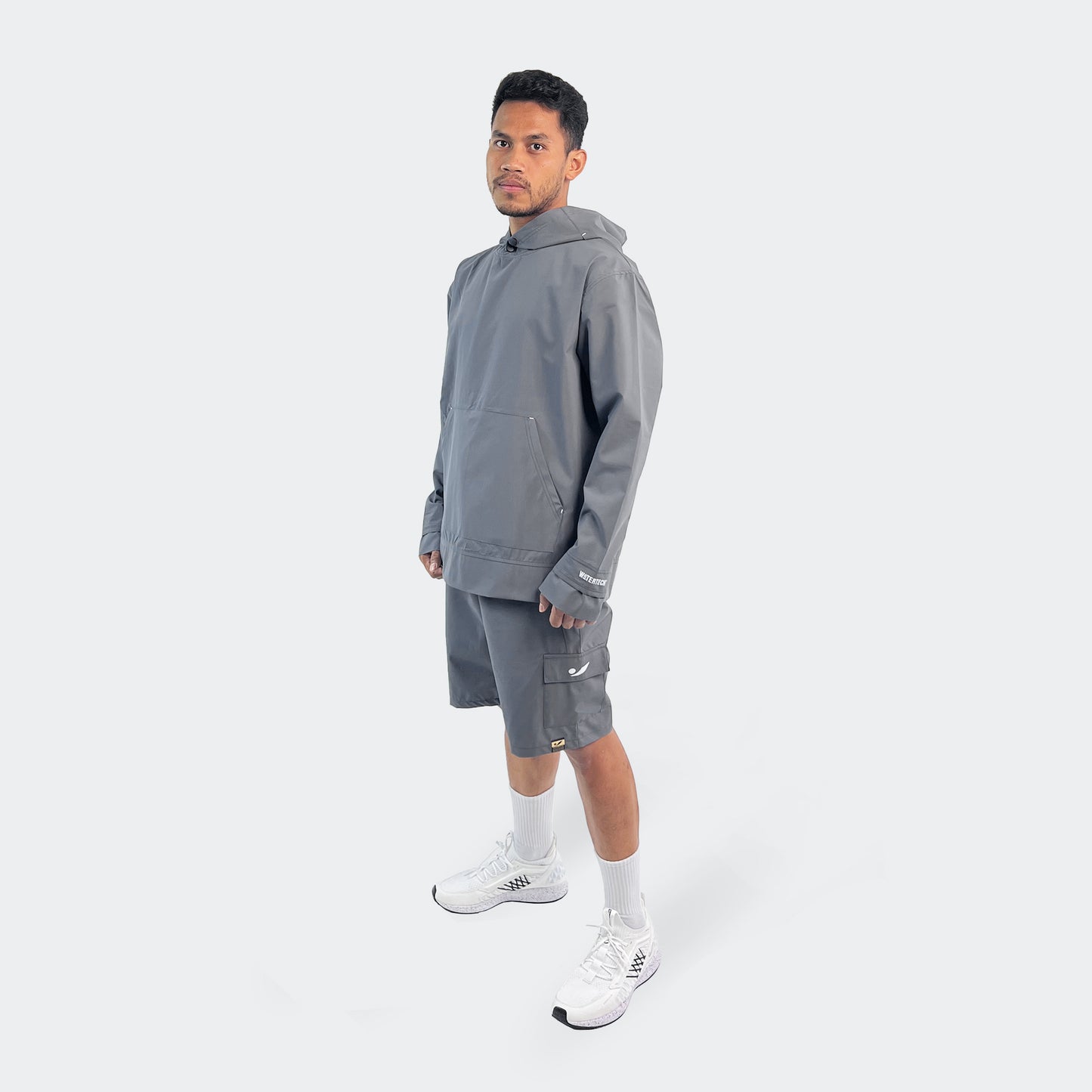 Watertech™ - Pullover Hoodie Training Jacket - Carbon Grey