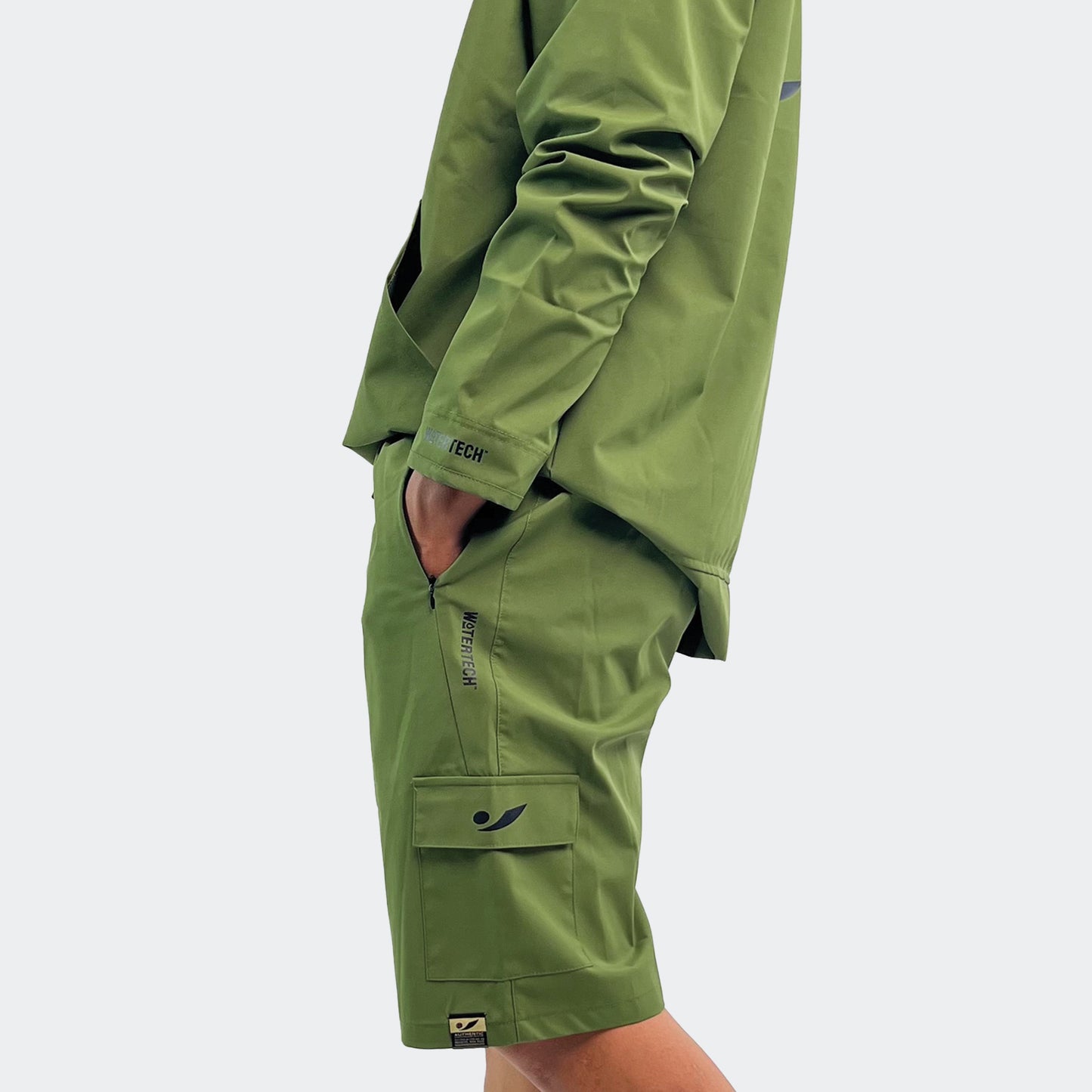 Watertech™ - Celana Pendek Training Cargo - Algae Green