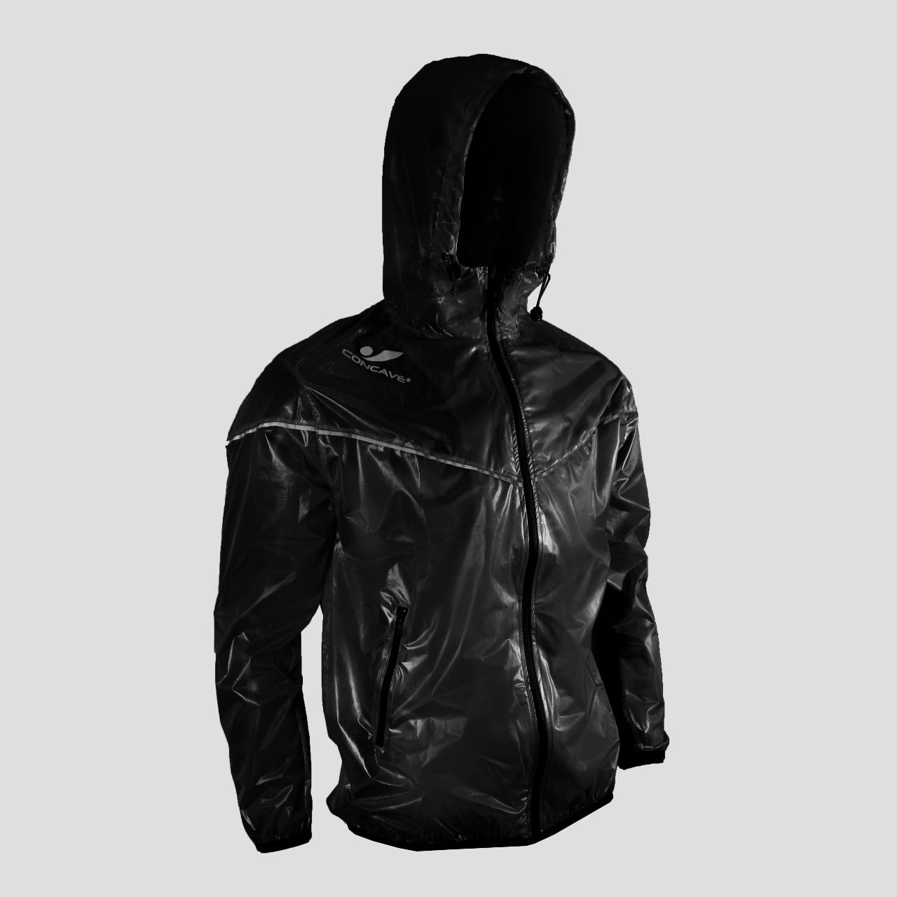 Concave Wind Breaker (Parachute) - Black
