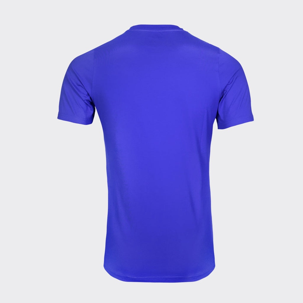 Cave Casual Tee -Blue / White