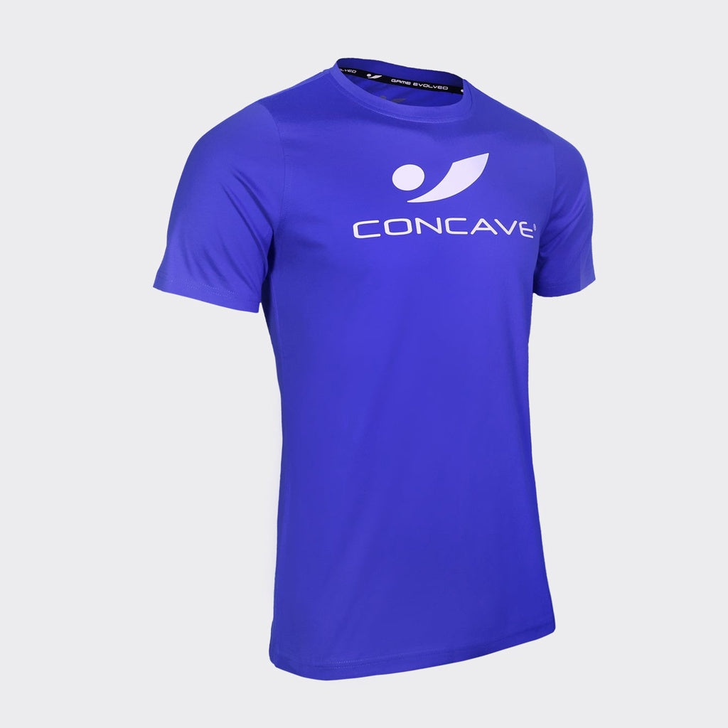 Cave Casual Tee -Blue / White