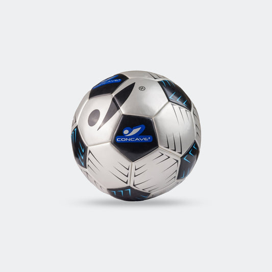 Bola Sepak Concave - Soccer Ball - Silver - Size 4