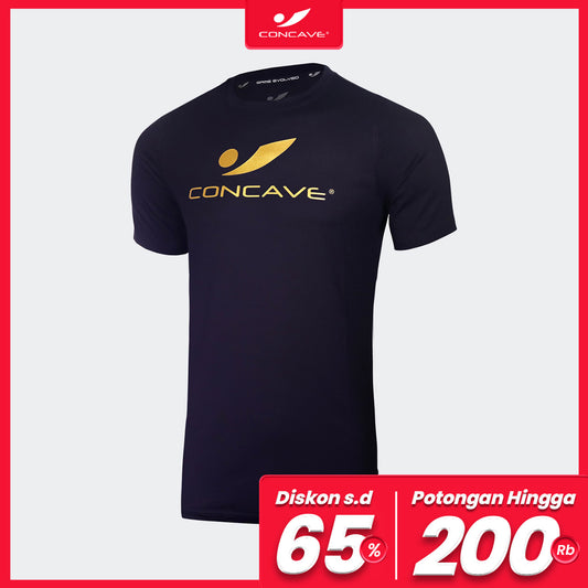 Cave Casual Logo Tee - Black / Gold