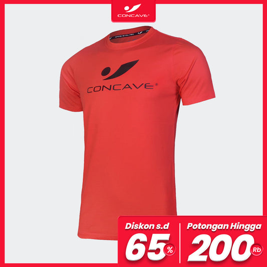 Cave Casual Tee -Red / Black