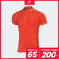 Cave Lifestyle Strip Polo  - Red / White