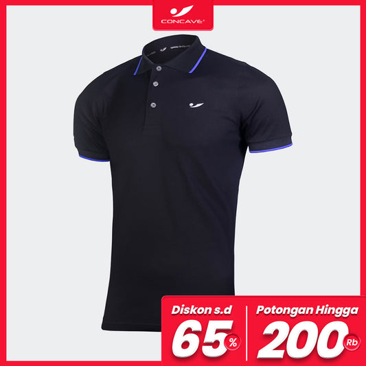 Cave Lifestyle Polo  - Black / Blue