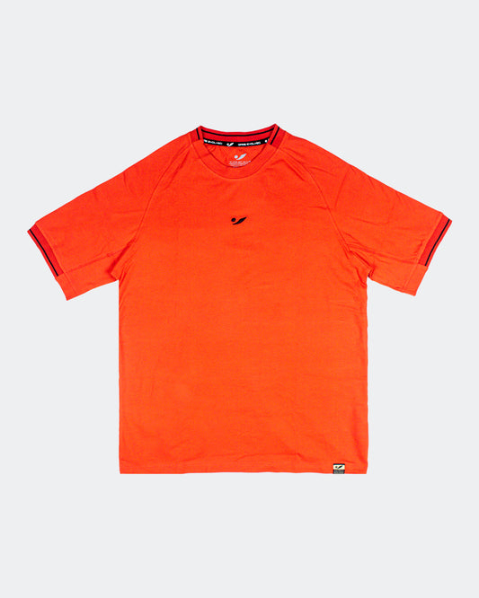 CAVE CASUAL TEE THRIVE POLO KIDS - RED/BLACK