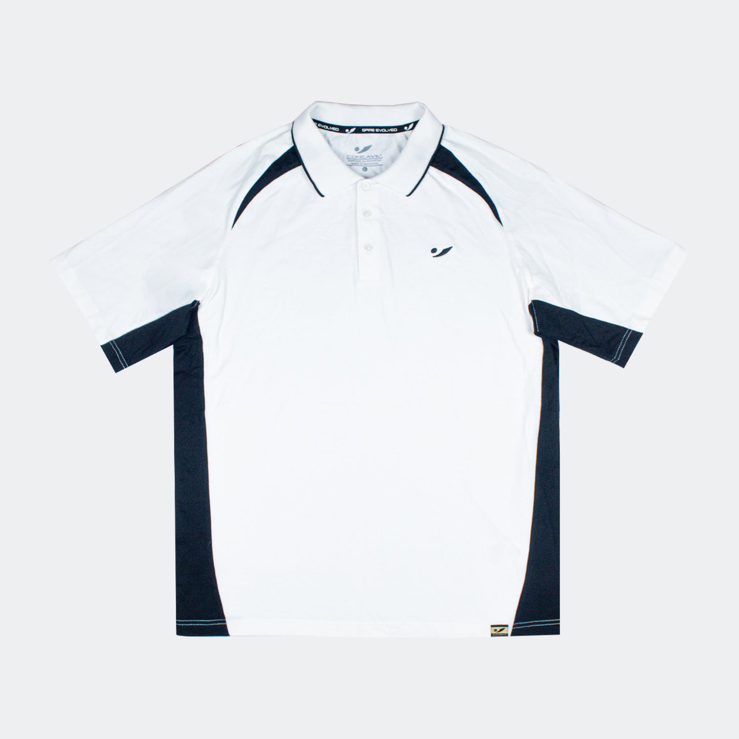 CAVE POLO SPORT KINETIC - WHITE/BLACK