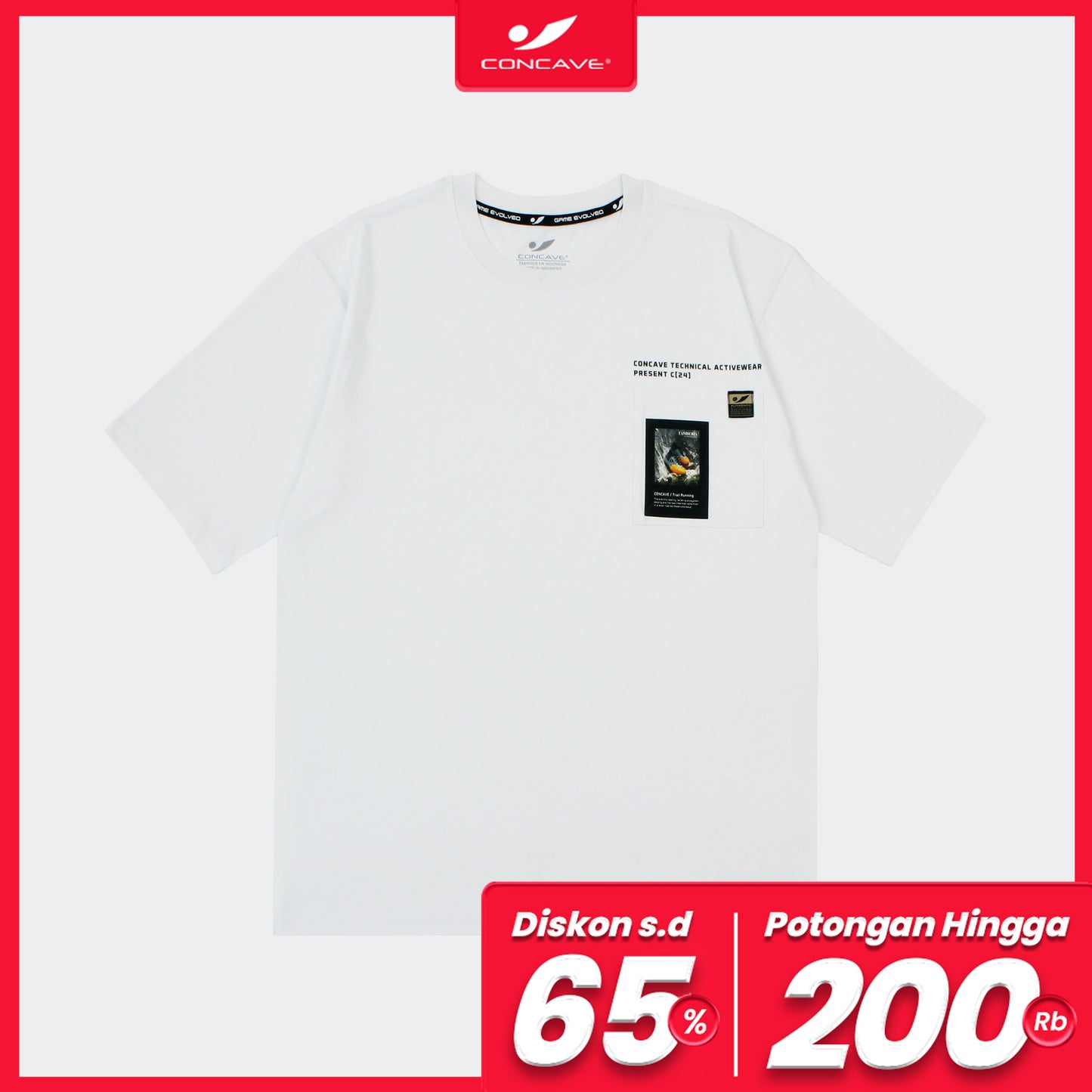 C24 Pocket Tee - 3 White