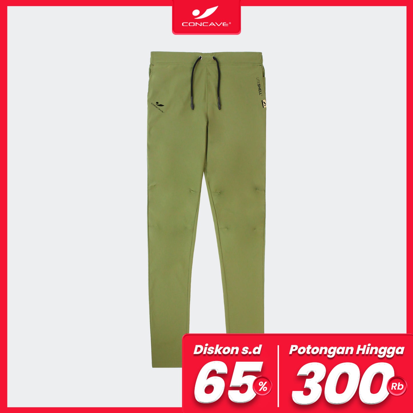 Liteshell™ - Celana Panjang Training - Olive Green