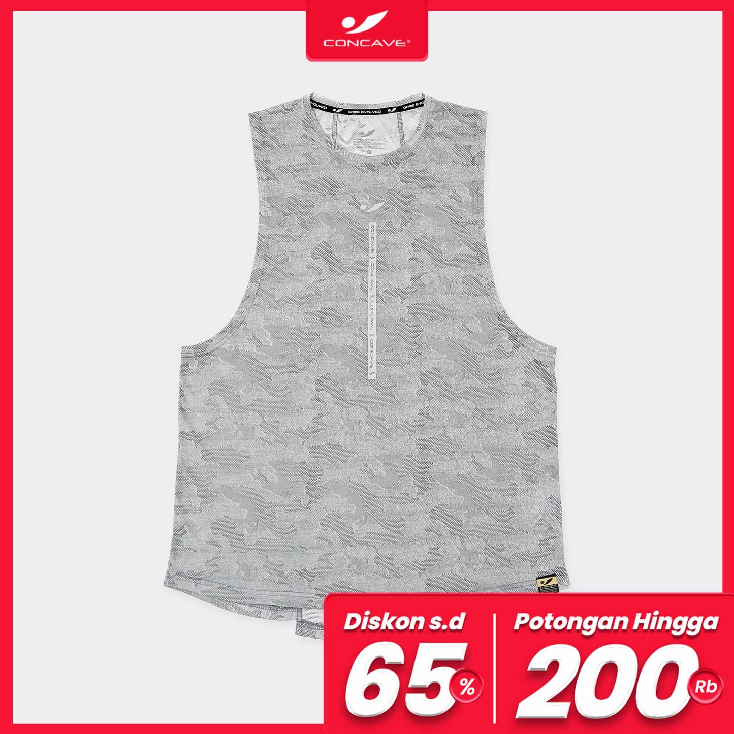 C-Mesh Tank Top – Carbon Grey
